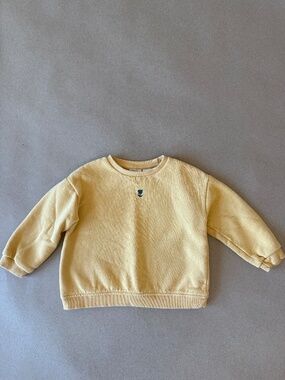 Zara Baby / Toddler Yellow Tulip Sweatshirt 18-24 months